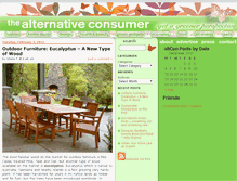 Tablet Screenshot of alternativeconsumer.com